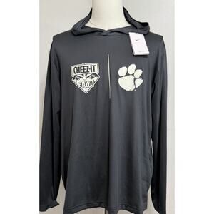 NEW Cheez-It College Bowl Orlando Clemson Game Pullover Dri Fit Hoodie NWT XL
